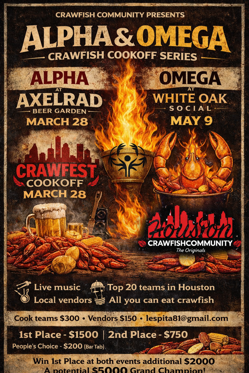 Alpha & Omega Cookoff poster