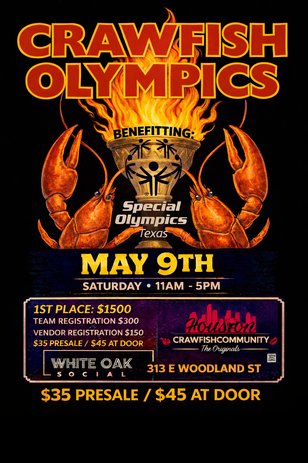 Crawfish Olympics Poster
